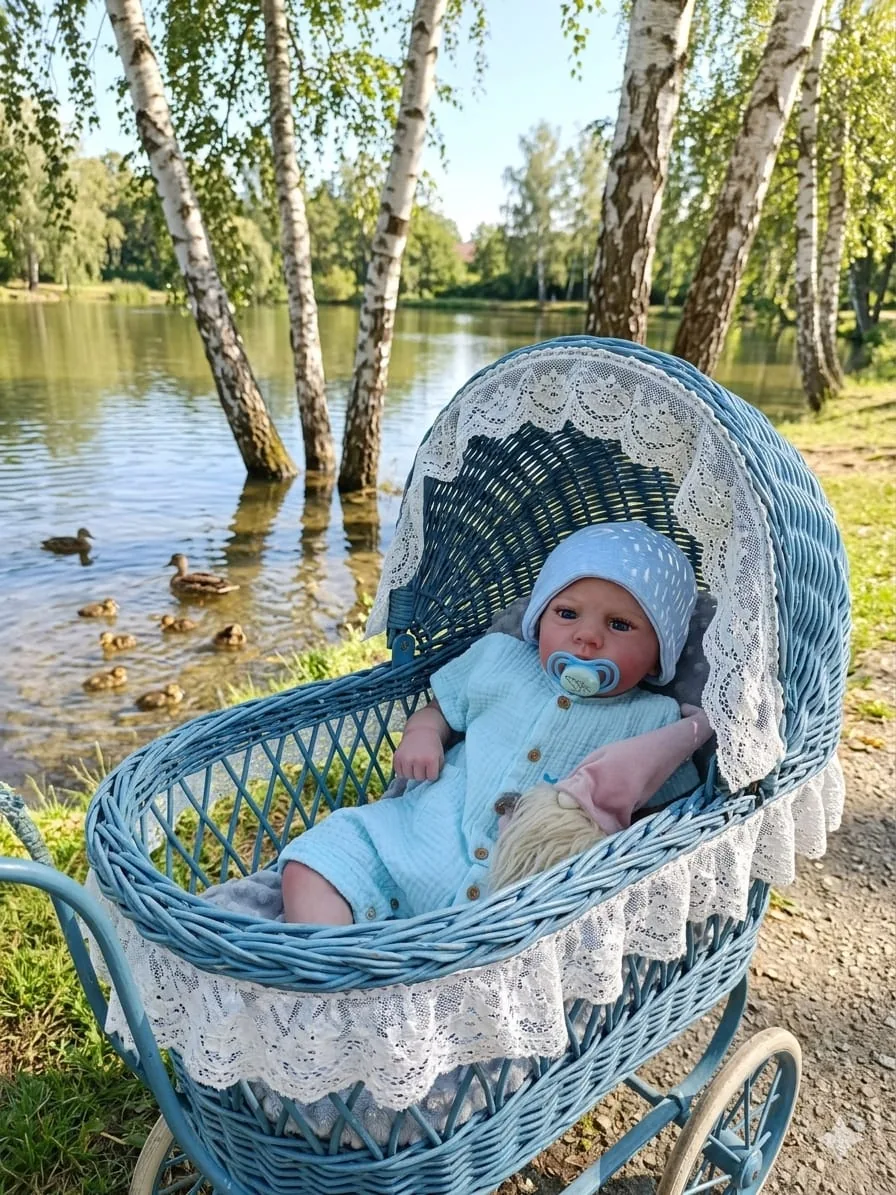 Ukázka úpravy fotografií reborn panenky 100